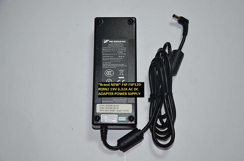 *Brand NEW* FSP FSP120-REBN2 19V 6.32A AC DC ADAPTER POWER SUPPLY